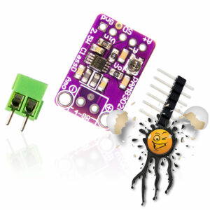 PAM8302A Mono Audio 1x2.5W Audio Amplifier Module incl. Screw Terminal and Pinheader