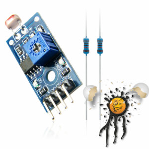 LDR Light Diode Sensor 4 Pin Module incl. Resistors